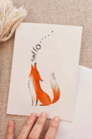 Foxy Greeting Card